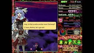 (Easy) Touhou Fangame 東方宝天京 ～ Treasure Castle Labyrinth 1cc Reimu & Tenshi No Commentary
