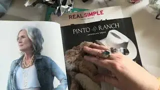 Magazines ASMR turning crinkling ripping pages |no talking| 