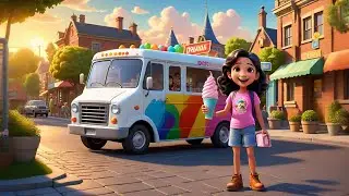 Ice Cream Truck on the Street | Fun Summer Song for Kids | Nursery Rhymes and Baby Songs