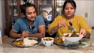 Eating Local Pork Gravy With Rice |