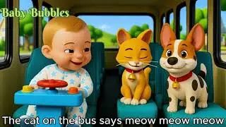 5.  Wheels on the Bus Go Round & Round 🎶 | Interactive Kids Song with Sounds & Actions!
