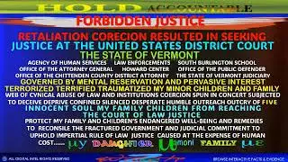 CONSPIRACY, PERJURY, OBSTRUCTION OF JUSTICE, RETREBUTION, COERCION HARROWED EXTRAJUDICIAL ACTION....