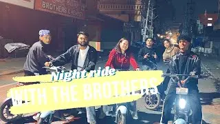 Yulu ride at mid night with brothers 🫶🏻❣️🙏🏻