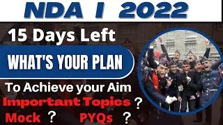 NDA Time Table 2022|NDA 15 Days Time Table |NDA Preparation in 15 Days |NDA Best Time Table |#NDA