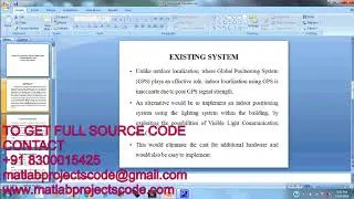 Indoor Localization Using Visible Light Communication