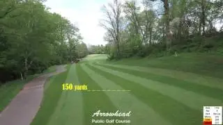 Arrowhead Golf Course flyover - 17th hole