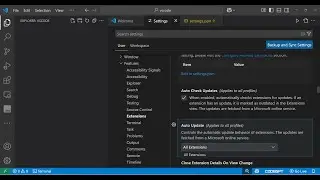 How to Disable Visual Studio Code Extensions Auto Update Feature to Turn off Updates For Extensions