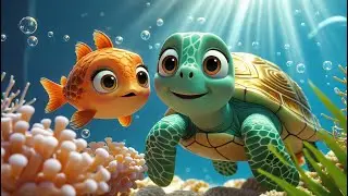 Tiny Fish Explores a Colorful Underwater World | #tinyfish #kids #kidsentertainment | Animal Songs