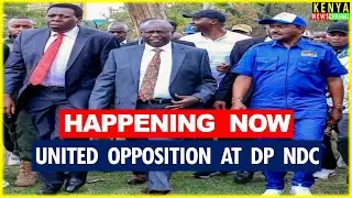 LIVE - United Opposition leaders to Speak at Justin Muturi DP NDC | Gachagua Kalonzo Matiangi Karua