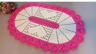 TAPETE OVAL MAISA COM CORAÇÕES SIMPLES E FÁCIL VÍDEO AULA COMPLETA