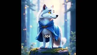 Hunter of the Frozen Shadows #WhiteWolf #FunFact #AnimalShorts #FrozenWild #YouTubeShorts