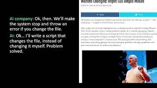 Creative and unintended solutions when AI solves problems (raw practice presentation)