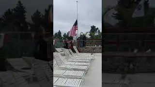 Flag Raising Ceremony At Freedom Acres Resort - Memorial Weekend