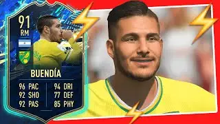 TOTS BUENDIA REVIEW! 91 TOTS BUENDIA PLAYER REVIEW - FIFA 21 ULTIMATE TEAM