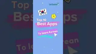 Top 10 Best Apps To Learn KOREAN!!🤩 #bwsl #2023 #5k #korea #korean #kinfluencer #kinfluenceracademy