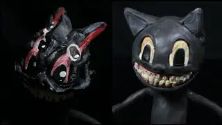 como hacer a Cartoon Cat (plastilina)trevor henderson(tutorial)