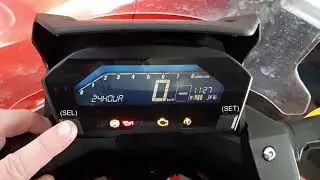 2019 Honda NC750X DCT - Setting the Clock