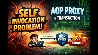 Transaction in Spring Boot || AOP proxy || Self Invocation Problem