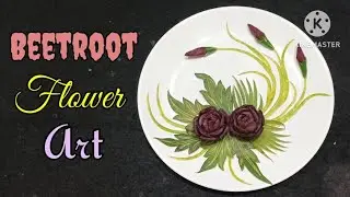 DIY Beetroot Carving Art #138 / Beetroot Flower Art @Prince-Rick Channel