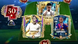 108 VINI, 108 RAPHINHA & 111 CRUYFF🥶 100 STARS  - HEAD TO HEAD