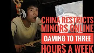 China Bans Under 18s To Gaming Online Only Three Hours A Week