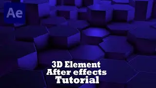 After Effects Tutorial - Element Three-dimensional background