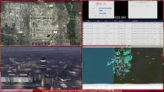 Chicago O'Hare International Airport & Raleigh Police Dispatch - Weather * Live Situational