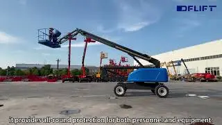 Factory Display of Model RZ26 Diesel Articulating Boom Lift #platform #factoryproducts