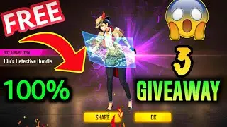 New Clu's Detective Bundle In Free Fire |New Cluu Character in Free Fire