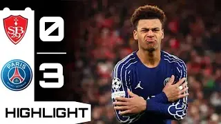 Brest vs PSG 0-3 - Highlights & All Goals - Desire Doue Goal