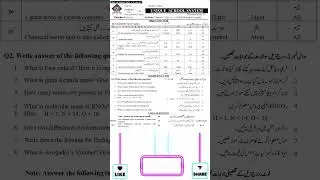 Class 9th Chemistry #test2 #testsession #class9thchemistry