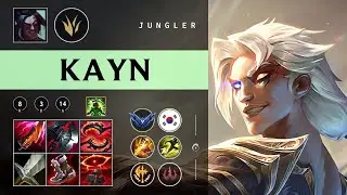Kayn Jungle vs Lee Sin - KR Diamond Patch 26.01