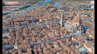 Firenze Marathon 2023: fly over the marathon 3D course map!