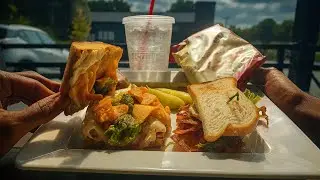 POV McAlister’s Deli CHOOSE 2 MEAL! (Jalapeño Turkey Crunch VS. BLT-Avocado) FEAT. Brookie Bar/Chips