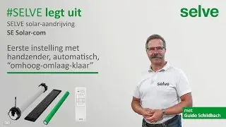 SELVE legt uit: SELVE-solar motor SE Solar-com – eerste instelling met handzender, automatisch