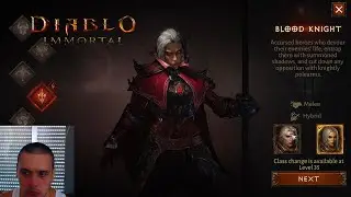 Blood Knight Character Creation and Gameplay Diablo Immortal