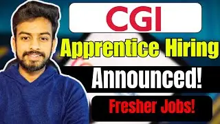 CGI Biggest Hiring Announced ! OFF Campus Drive For 2025, 2024 Batch | Fresher Jobs