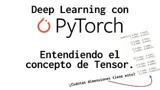 1. Entendiendo el concepto de Tensor (Curso de Deep Learning con PyTorch)