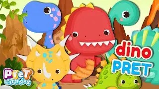 Pretlettertjes Dino PRET &bull; Wat doet de Dino? &bull; Tellen 1 tot 10 &bull; Dino Filmpjes Nederlands