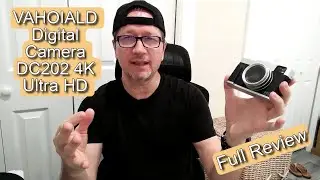 Обзор и распаковка цифровой камеры VAHOIALD DC202 4K Ultra HD