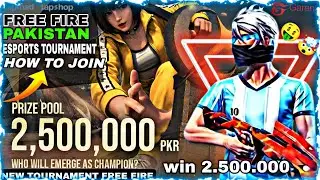 FREE FIRE TOURNAMENT RAMZAN PK QUALIFIED How to join💫 eSports Pakistan🤤 win 2.500,000