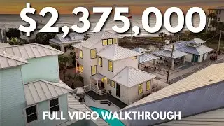 INSIDE a $2,375,000 30A Beach Home with STUNNING Gulf Views