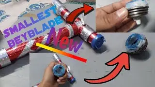 Make a beyblade with 4 metal ring and bottle cap and testing