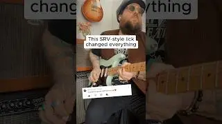 This SRV-style lick changed everything 🎸#shorts #blues #rock #guitar #guitarsolo #cover #song #srv