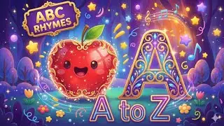 A for Apple & B for Ball | Fun 3D Kids Class #3dalphabet #vikramkidsclasses #nurseryrhymes 
