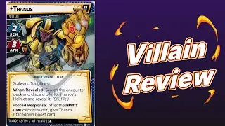 Marvel Champions Thanos Villain Review