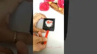 Paper ring box/ full video on channel #shorts #youtubeshorts #diy #craft #ringbox #giftbox #paperbox