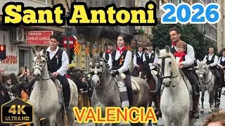 Bendición y desfile de animales Festividad de Sant Antoni Abad 2026 valencia #SantAntoniAbad2026
