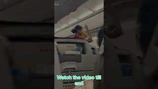 Cabin Crew&rsquo;s Priceless Reaction | Air India Flight Safety