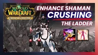 Enhance Shaman CRUSHING The Ladder ⚡⚔️ 3v3 Arena [MoP Classic]